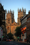 Minster front at night, York