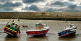 Three boats, Lyme Regis