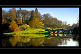 Turf bridge and light, Stourhead