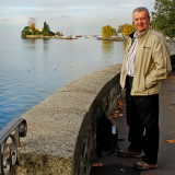 Moi on the lake walk, Montreux