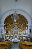 Flowers and church interior, Ronda