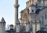 In the shadow of of the mosque