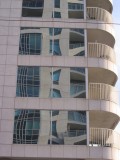 reflections on queens quay, toronto, ontario