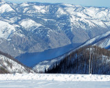  Snow Mobilers View Of Lake Chelan