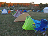 Tents Of All Types Set Up At Pipestem