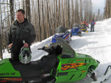  Lucky Rider Reflects After  Close Call On His Snowmobile