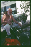  Dick Kelty Checks Out One Of  Kelty Kids Packs In Action ( Town On Old PCT Route)