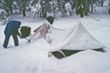 Morning Camp After A Cold Snowy Spring Night!!!