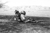 Bill Jensen Rests In San Felipe Valley ( Note Collin Fletcher Use Of Ice Axe Prop)