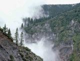 Morning Fog Around Mt. Hood Along PCT