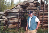  Dad ( Elmer ) At Old   Gold Rush Cabin In Yukon ( July 2005)
