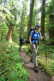 Nancy And Jonathan Returning From Mt. Olympus Via Hoh Trail