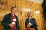 Paul Griffith And Alice Gmuer Enjoying Talking About Trails