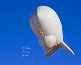 Closer view of aerostat.