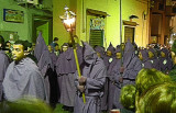 Good Friday Evening procession  Vico Equense_the hoods were purple and it was very dark!