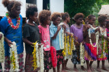 Welcoming party, Anuta village
