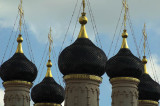 Onion domes of the Temple of St Sophia the Wisdom of God, facing the Kremlin across the Moscow River