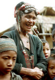 Akha tribal people in the hills north of Chiang Mai, Thailand