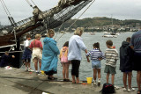 'Shrimping' on the waterfront at Conwy