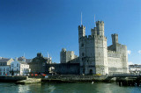 Caernarfon Castle, where Princes of Wales are inaugurated (UK)