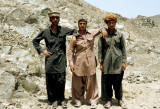 Three Baluchi labourers, the guys who did all the real work