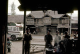 On the road: tea shop in the Vale of Kashmir