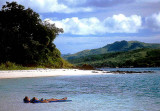 Relaxing in the Blue Lagoon