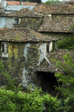 Tiled roofs of Furelos, on the Camino de Santiago