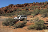 Road into Palm Valley