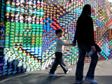 Lomography wall, Trafalgar Sq.