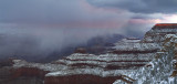 Grand Canyon NP - Snowstorm Sunset (21x44)