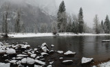Yosemite NP - Snowy Merced River (23x37)
