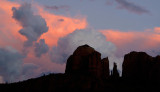 Sedona - Cathedral Rock Sunset Silhouette