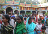 Waiting for afternoon puja, Champaran