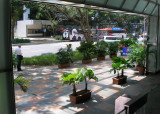 View from cafe, Strand Hotel, Singapore