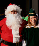 Santa and Elf at Murdochs.