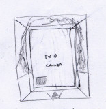 sketch frame - this was planned!