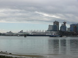 A lovely view of Declan & Imeldas ship at the dock in Vancouver