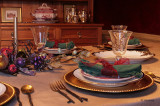 holiday table setting