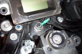 Pull out the turn signal canceling circuits connector
