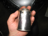 I made my own homemade canister out of a small can