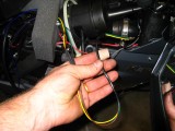 I shortened the length of some of the wires so I didn't have so much extra length