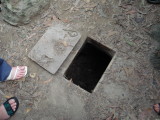 the original entrance to tunnel- Cu Chi