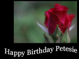 Happy Birthday Petesie~16th December 2006