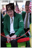 Shriners Riding the Float at the St. Patricks Day Parade