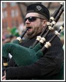 Bagpiping Enthusiasm at the St Pats Parade