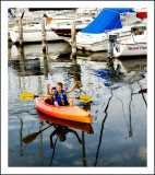 The Young Canoers at the Watkins Glen Marina