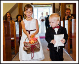 Flower Girl and Ring Barer Down the Isle