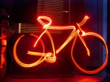 Vélo laser.