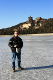 Frozen lake at Summer Palace